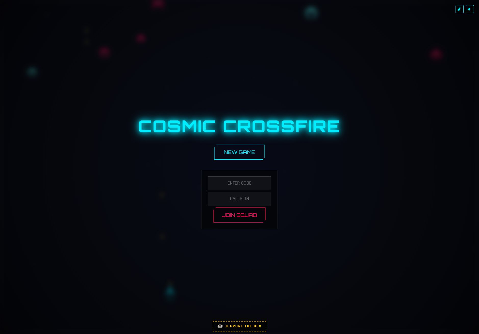 Cosmic Crossfire app screenshot
